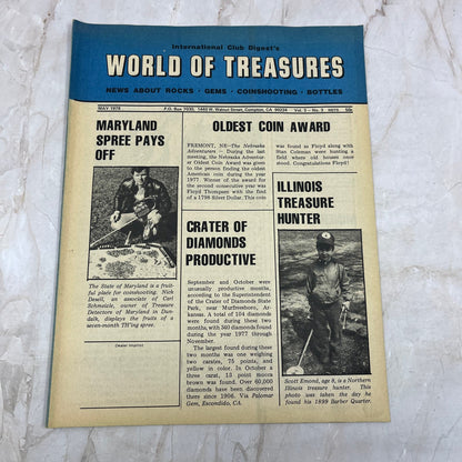 1978 May - International Club Digest World of Treasures Magazine Newsletter M16