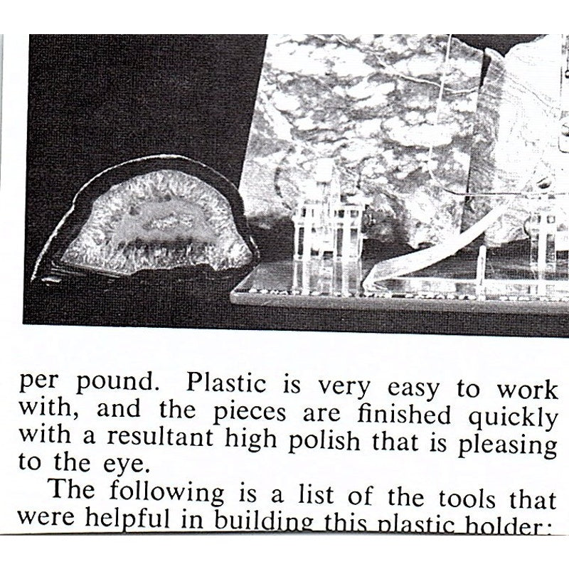 Nubbin Ridge Rock Shop Keith & Mable Harney Augusta IL 1972 Ad AF8-M1