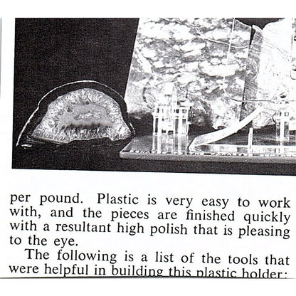 Nubbin Ridge Rock Shop Keith & Mable Harney Augusta IL 1972 Ad AF8-M1