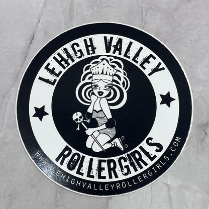 Lehigh Valley Rollergirls Decal Sticker 4.25" Diameter TC5-RD
