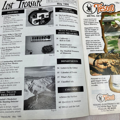 1995 May - Lost Treasure Magazine - Treasure Hunting Gold Prospecting M14