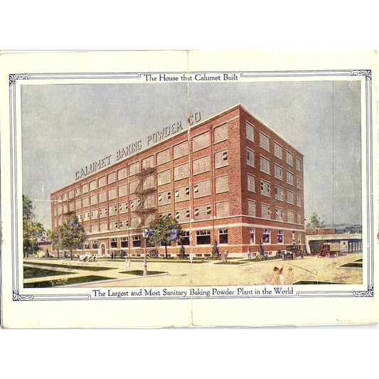 The House the Calumet Built Baking Powder Plant Antique Magazine Ad 6.5x9.5 V4
