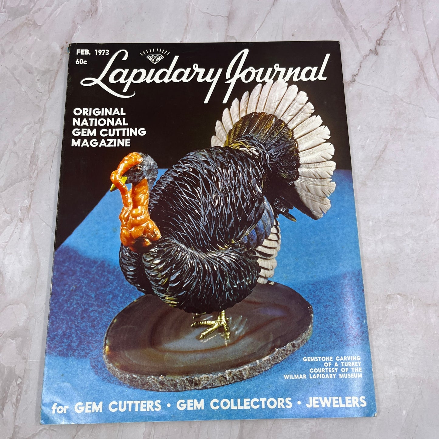 Carved Gemstone Turkey Wilmar Lapidary Museum - Lapidary Journal Feb 1973 M27