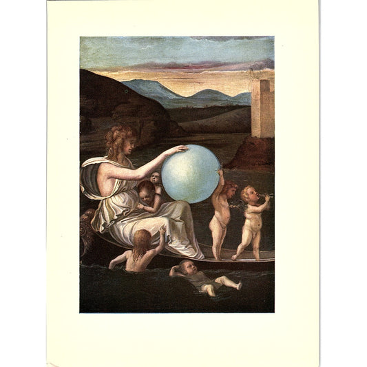 Allegory: The Barque of Love - Bellini Masterpiece c1910 Art Print AG5-4