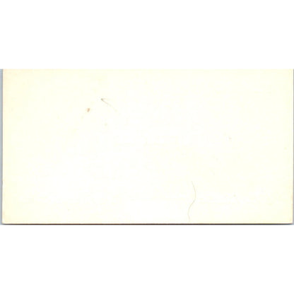 Bill Geiss 6969 Atlantic Drive Long Beach CA Vintage Business Card SD8-B16