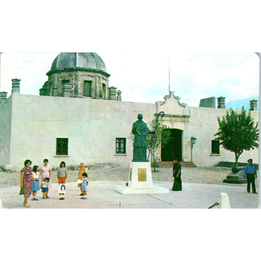 Fuente Del Obispado Y Monumento A Fray José Vergen Monterrey Vtg Postcard PE3