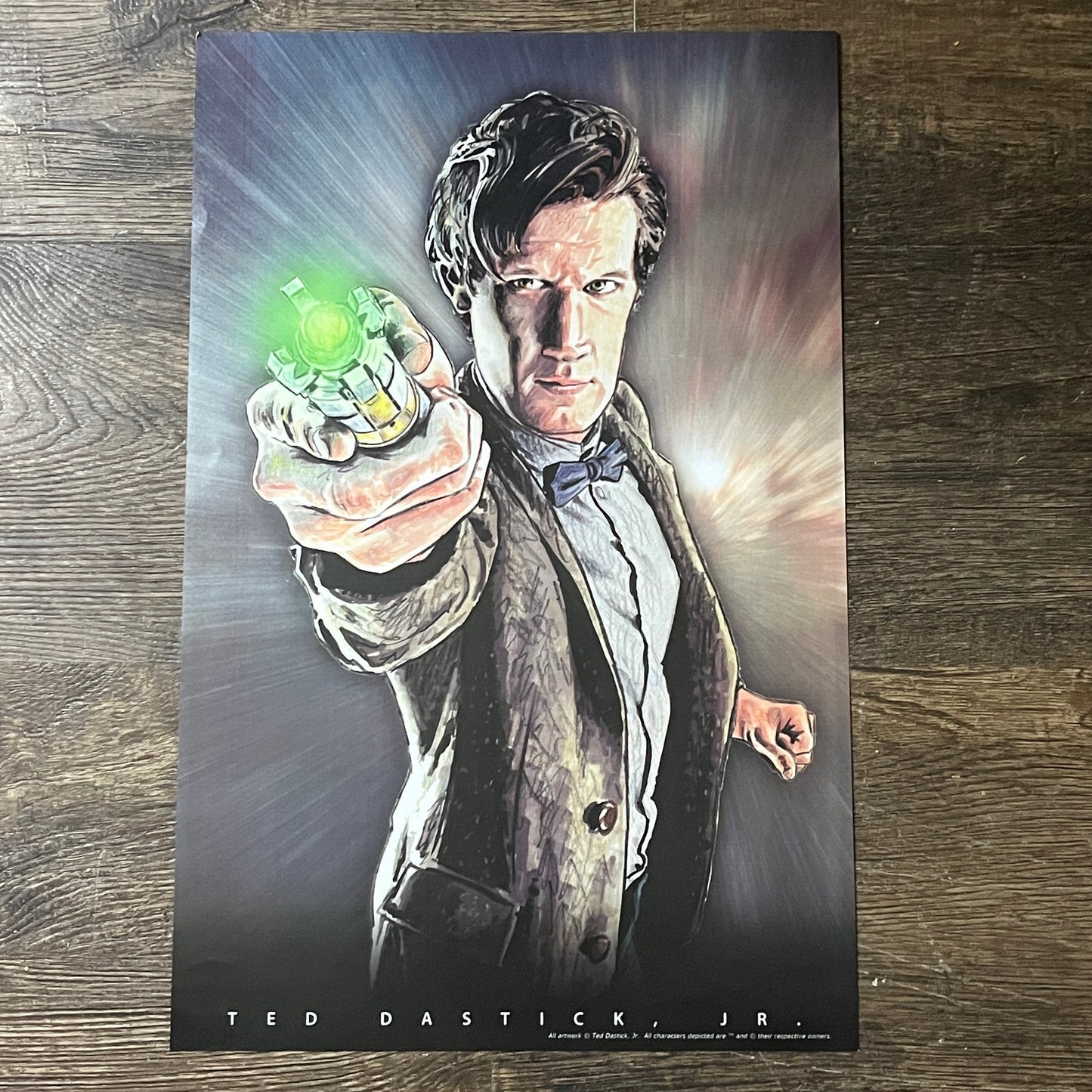Dr. Who - Matt Smith - Ted Dastick Jr Art Poster 11x17 V7