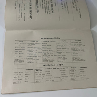 Class of 1908 Herkimer High School - The Firebrand Class Booklet New York L1-1