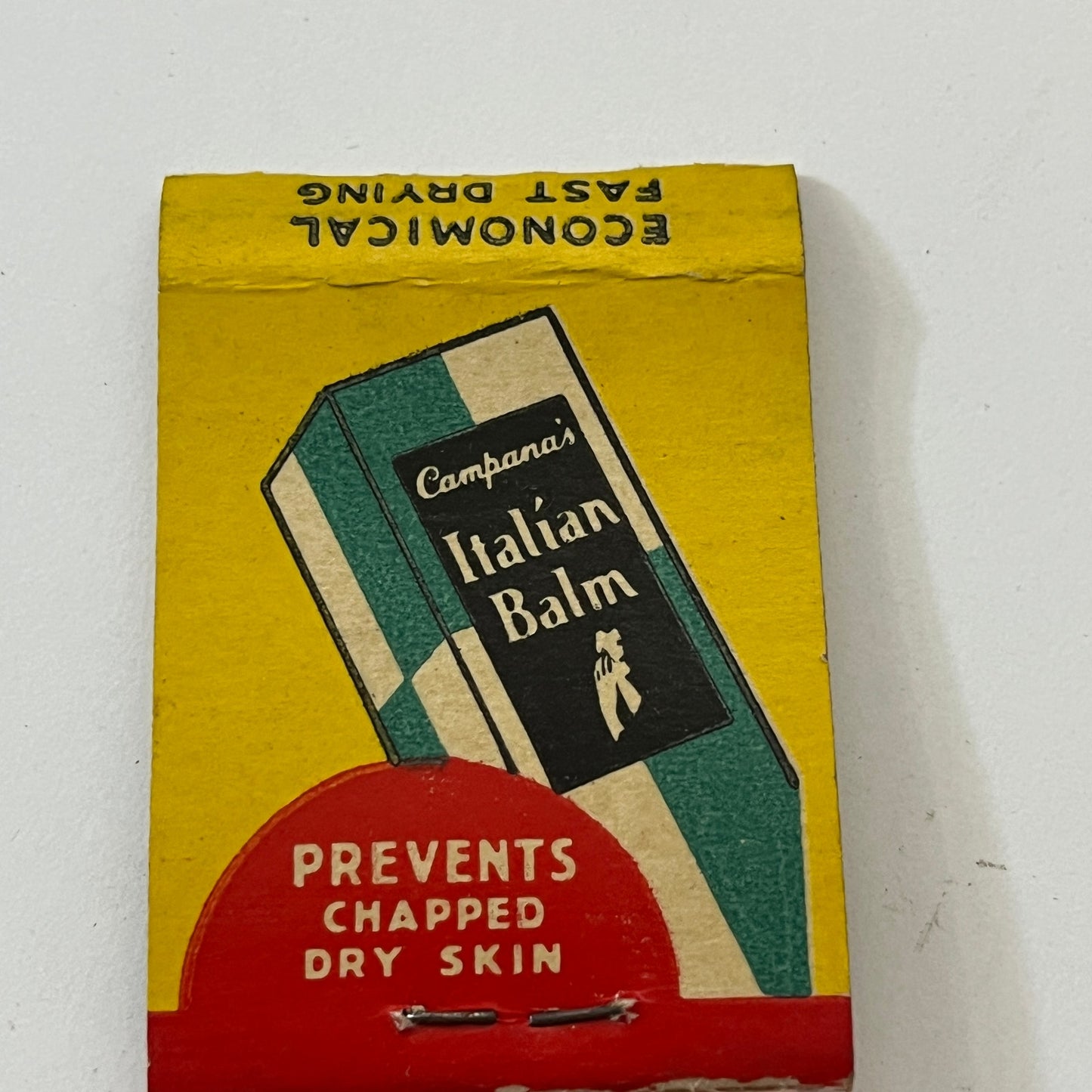 Campana's Italian Balm for Chapped Dry Skin Vintage Matchbook Cover TB6-MB1-3