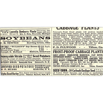 The J. Bolgiano Seed Co Baltimore MD 1924 Ad AG3-M3