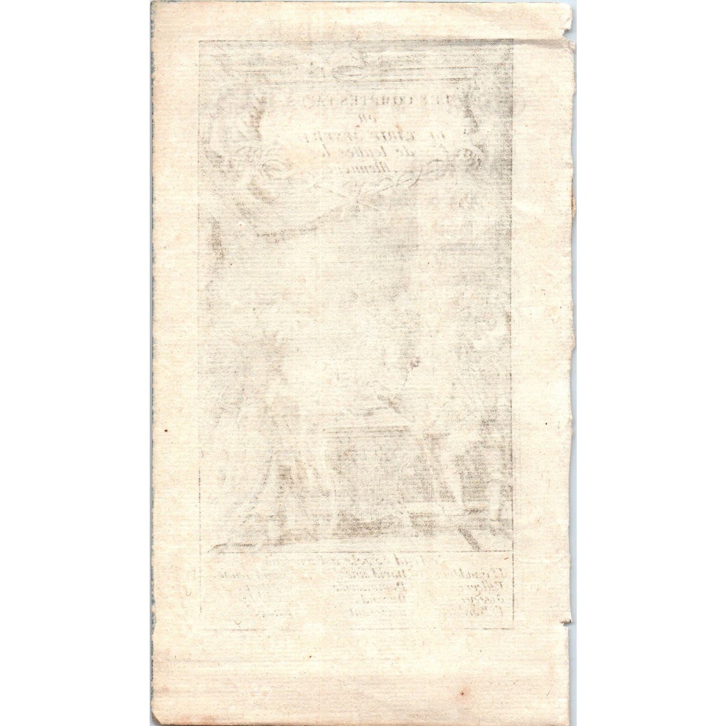 c1780 Original French Engraving Plate The Accounts Facts Of All Monnoyes AE5-FE