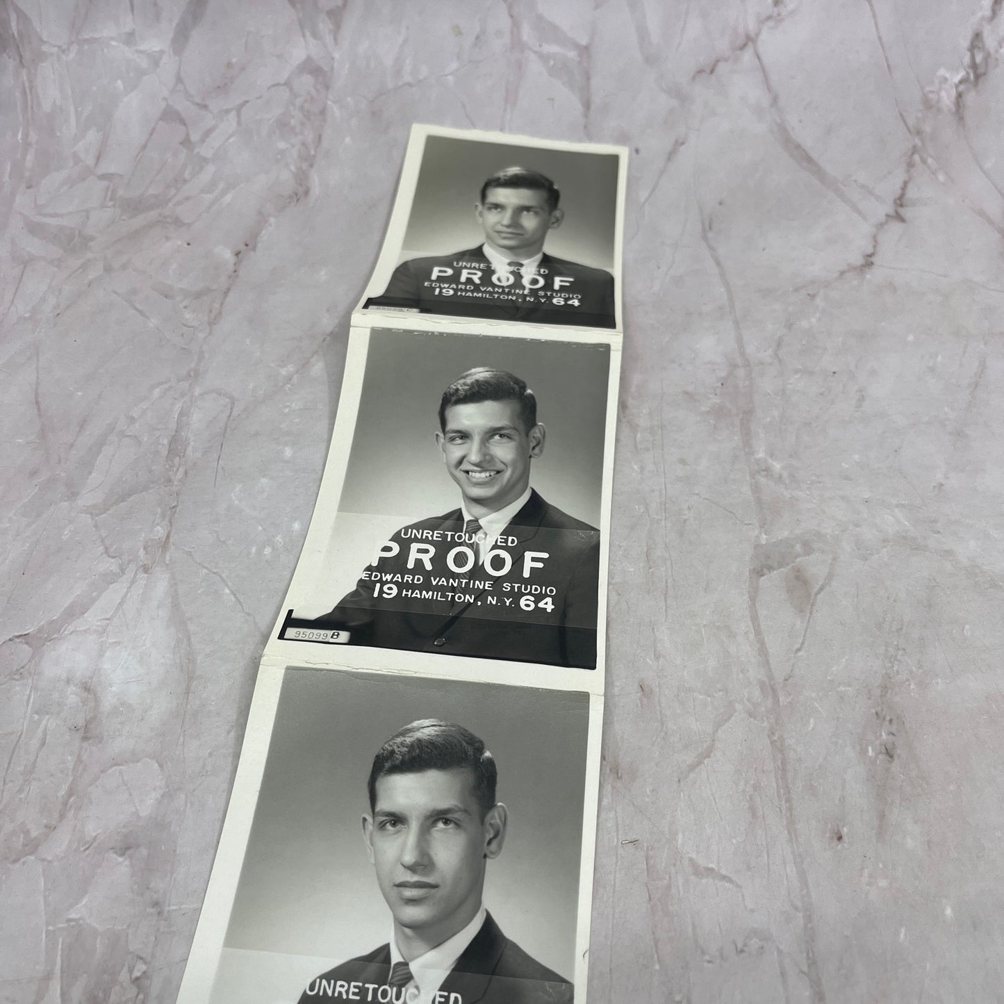 1964 Lot of 3 Photo Proofs Edward Valentine Studio Hamilton NY TJ5-EL