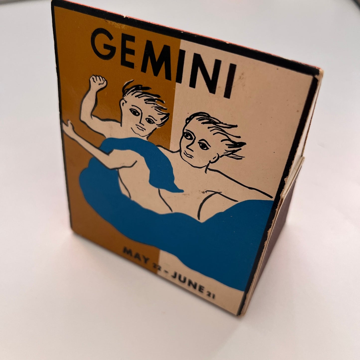 Zodiac Gemini Astrology AKCO Japan Oversize Vintage Matchbox TB6-MB3