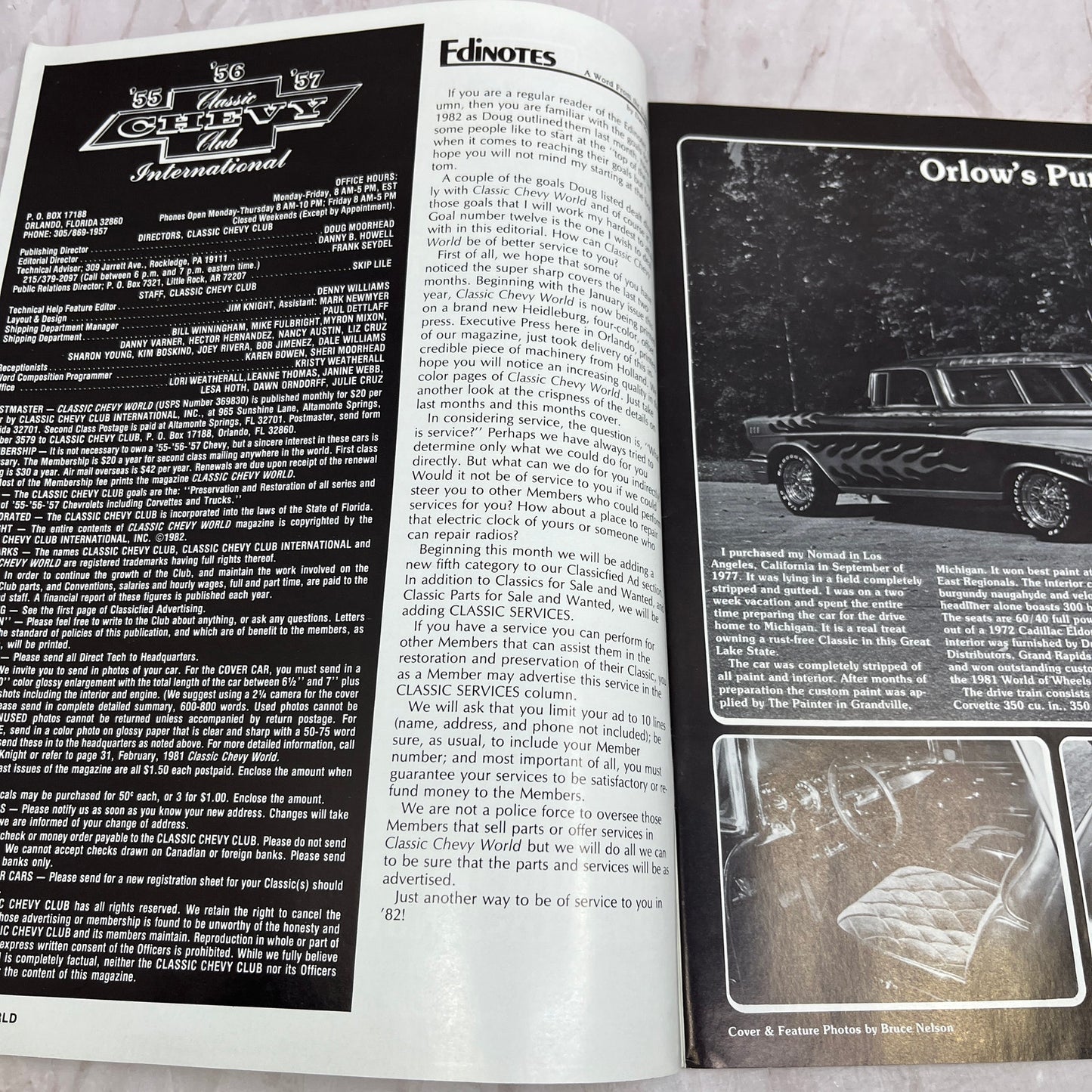 Antenna Installation - '55, '56, '57 Classic Chevy World Magazine - Feb 1982 M29