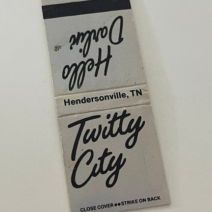 Twitty City Hendersonville TN Hello Darlin Vintage Matchbook Cover TB6-MB2-4