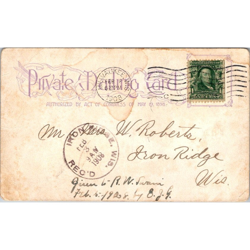 1920 Customs House Nashville Tennessee Postcard AI9-M25