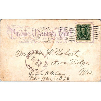 1920 Customs House Nashville Tennessee Postcard AI9-M25