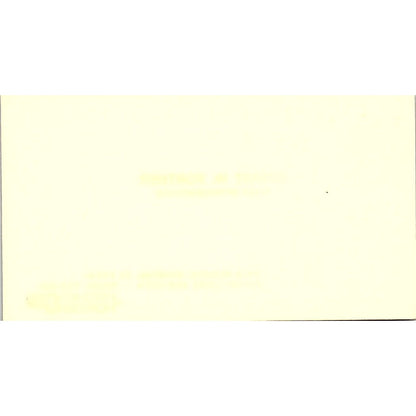 Columbia Scientific Lee Roy Grimes Houston Texas Vintage  Business Card SB4-B9
