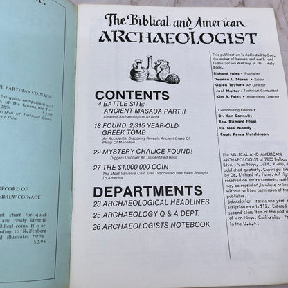 1981 Vol 1 No 2 - Biblical and American Archaeologist Magazine M11