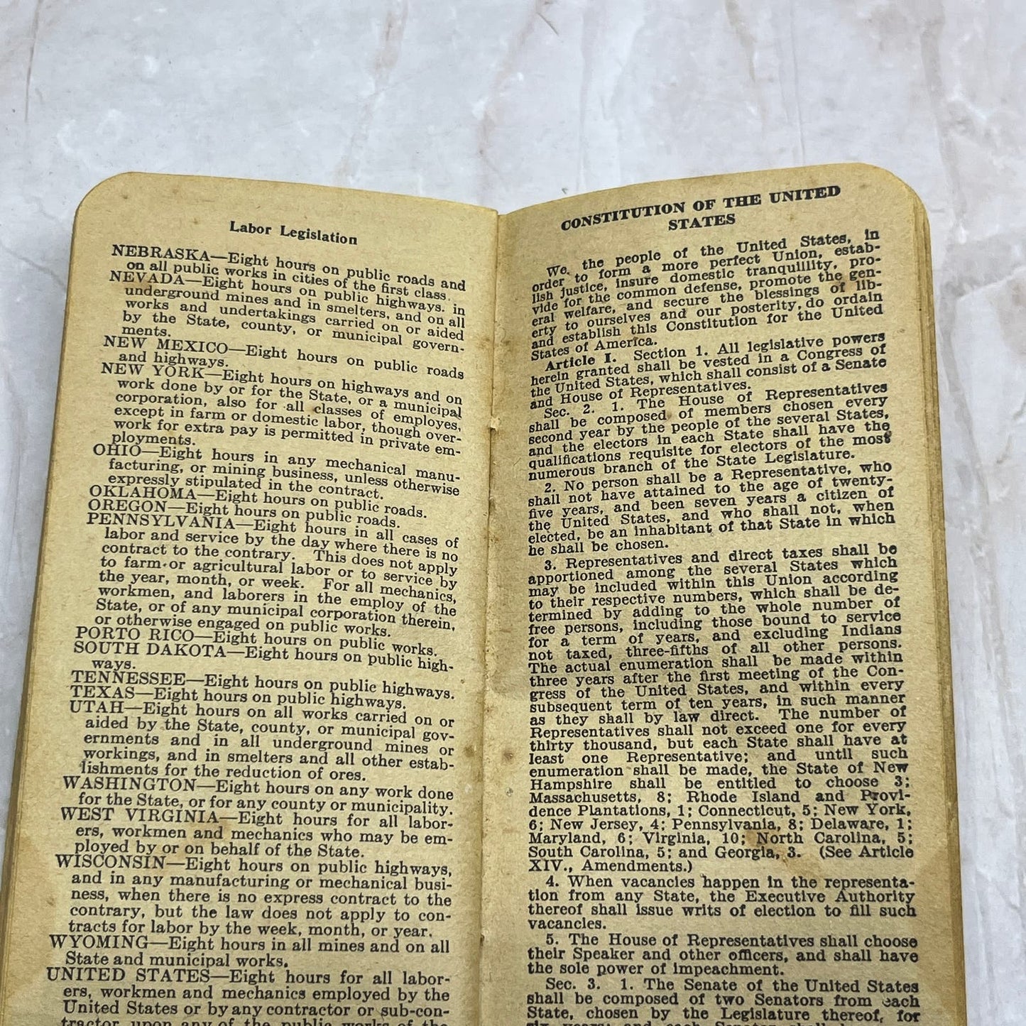 1908 Voters' Argument Settler for the Vest Pocket Booklet TG8-VV