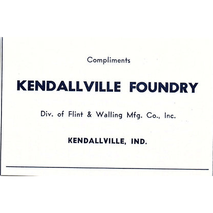 New Kendall Hotel 119 North Main St Kendallville Indiana 1964 Ad AG1-M6