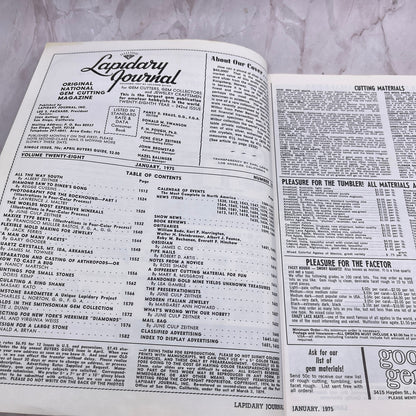 Native SIlver With Calcite Kongsberg Norway - Lapidary Journal - Jan 1975 M27