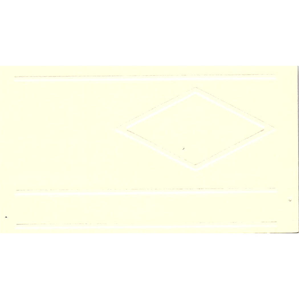 Diamond Inc Contractors Morris King Pasadena TX Vintage Business Card SD9-B3