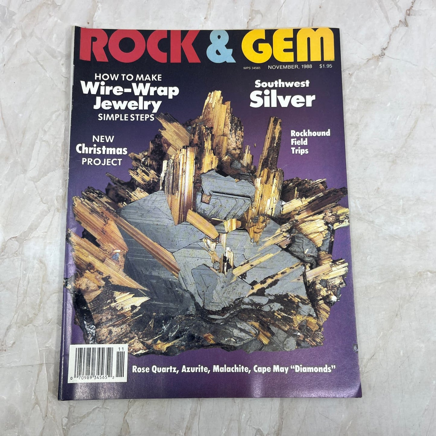1988 Nov - Rock & Gem Magazine Southwest Silver Cape May Diamonds M20