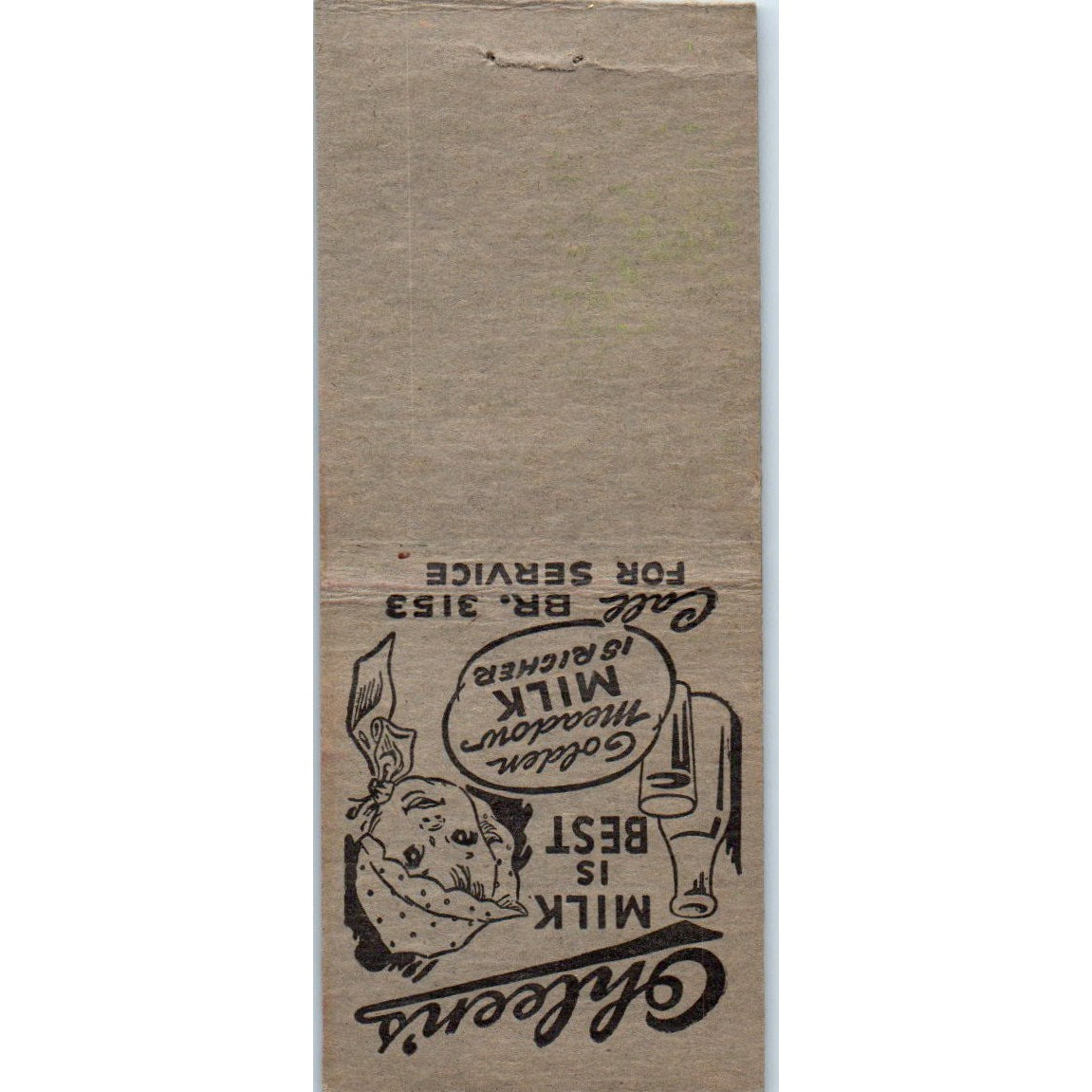 Keller Drug Co Modern Cleaners & Dryers Minneapolis Vtg Matchbook Cover SD4-Y16