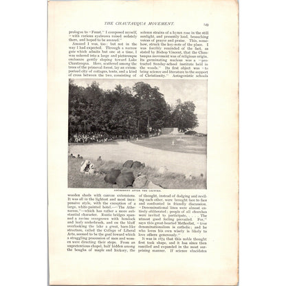 The Chautauqua Movement Hjalmar Hjorth Boyesen 6 Pages 1985 Article AH6-7