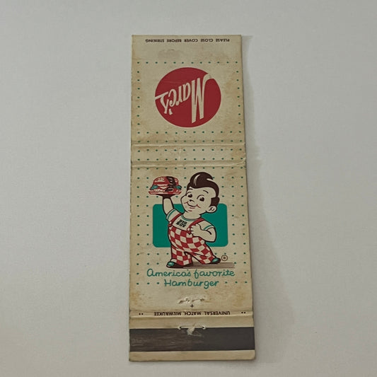 Marc's Big Boy Restaurant Wisconsin Matchbook Cover MM5-9