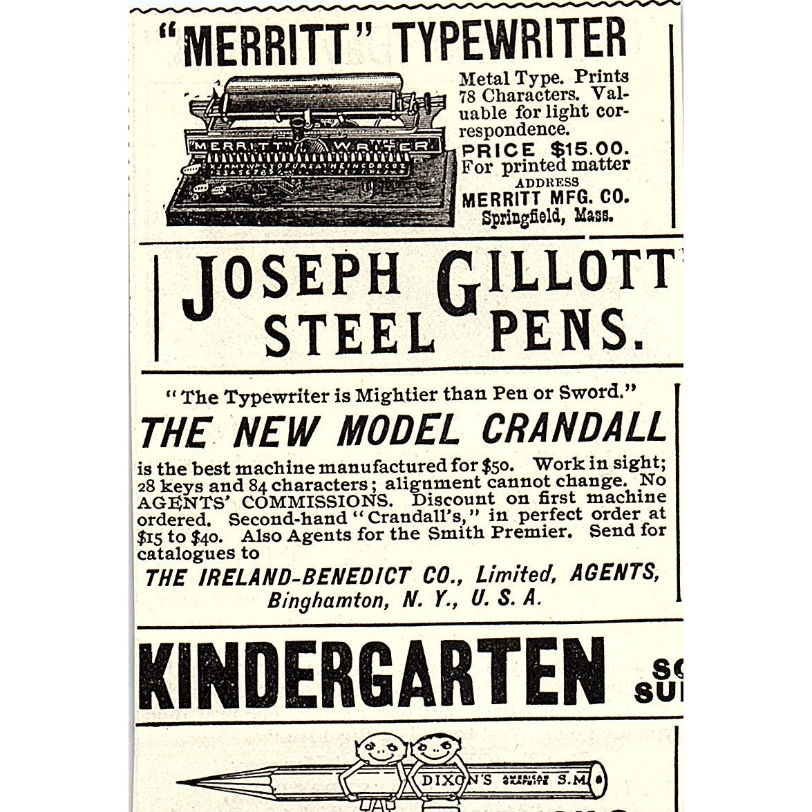 Chicago, Rock Island & Pacific E. St. John W.I. Allen Jno. Sebastian Ad AG2-M11