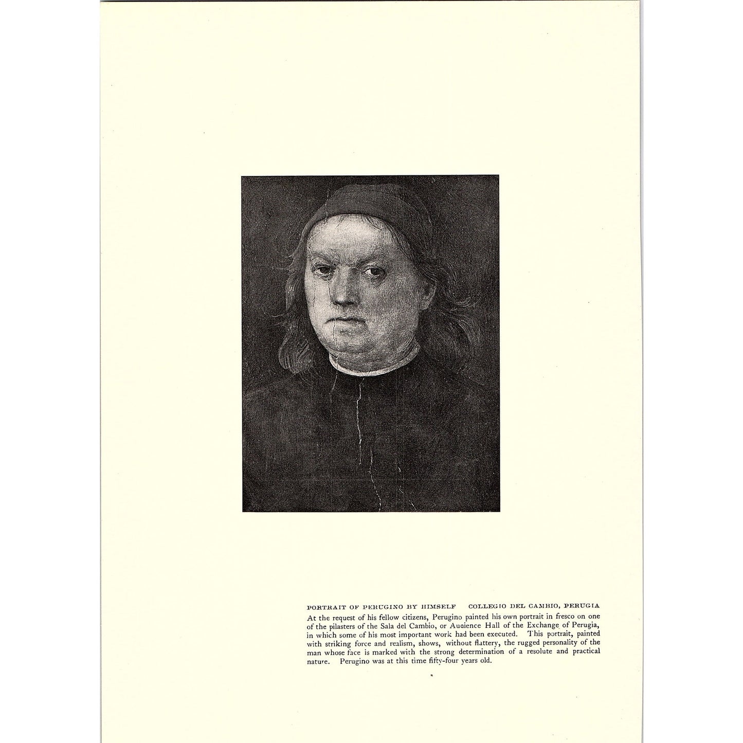Fortitude and Temperance With Warriors - Perugino - 1902 Litho Art Print AF4-13