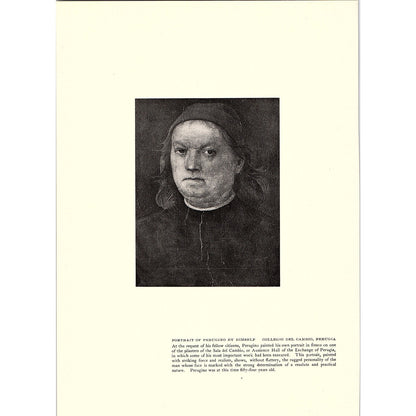 Fortitude and Temperance With Warriors - Perugino - 1902 Litho Art Print AF4-13