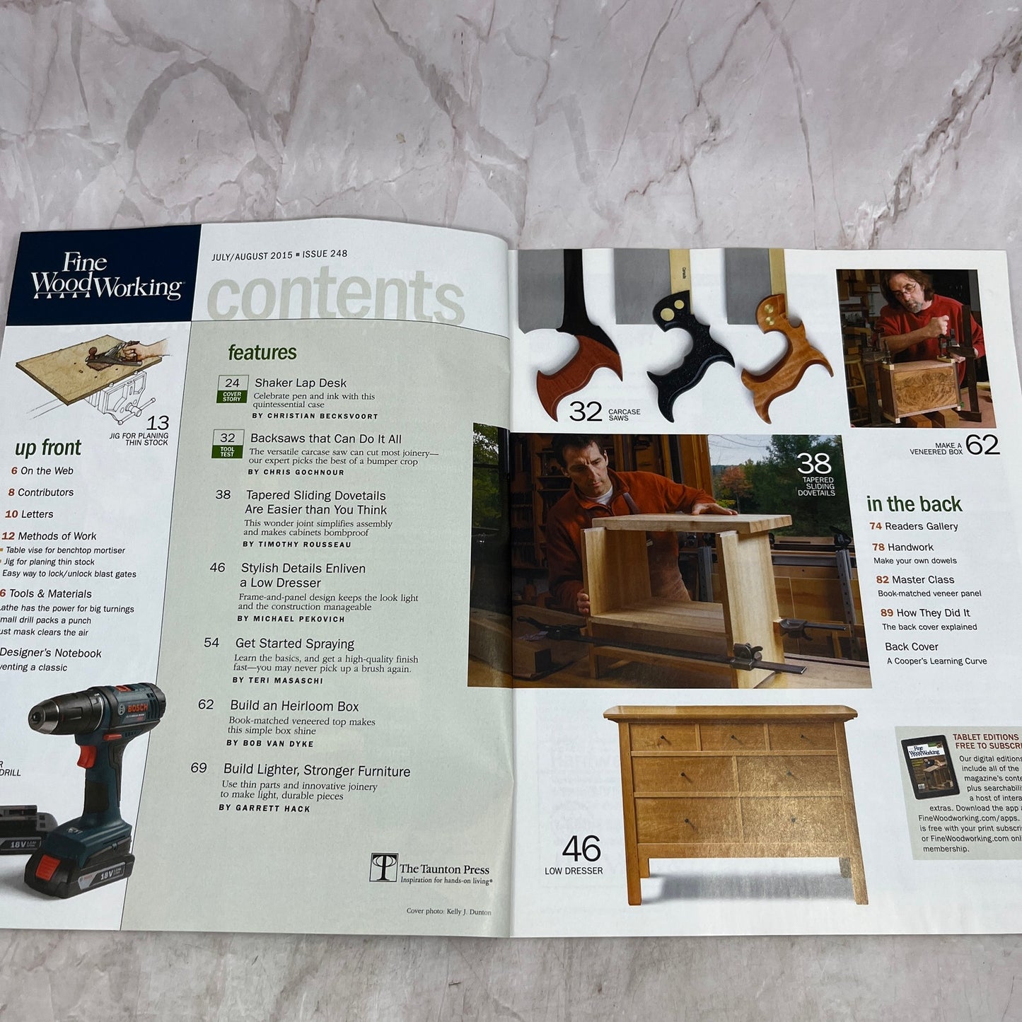 Shaker Lap Desk - Aug 2015 No 248 - Taunton's Fine Woodworking Magazine M35