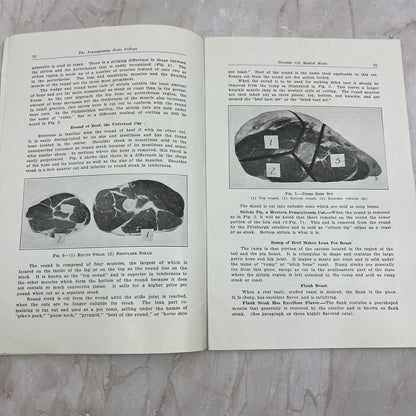 1931 Market Meats Recipes and Buying Guide PA State School of Agriculture TF5-L2