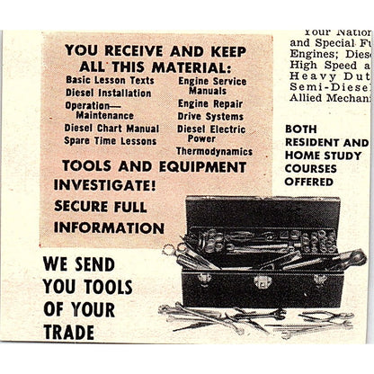 Investigator Training Exchange Secret Service System Chicago IL 1955 Ad AF9-M4