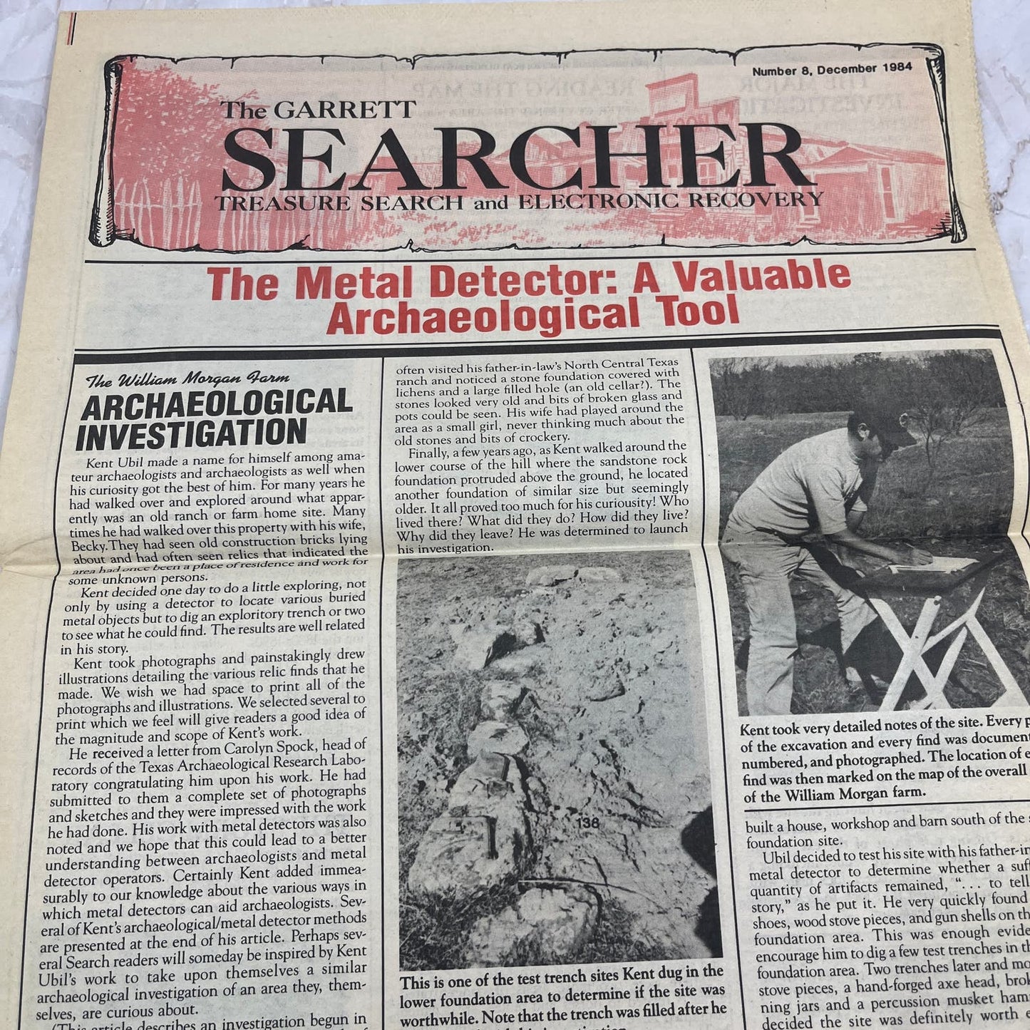1984 Dec - The Garrett Searcher Newsletter Treasure Hunting Metal Detectors M20