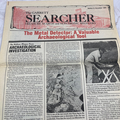 1984 Dec - The Garrett Searcher Newsletter Treasure Hunting Metal Detectors M20