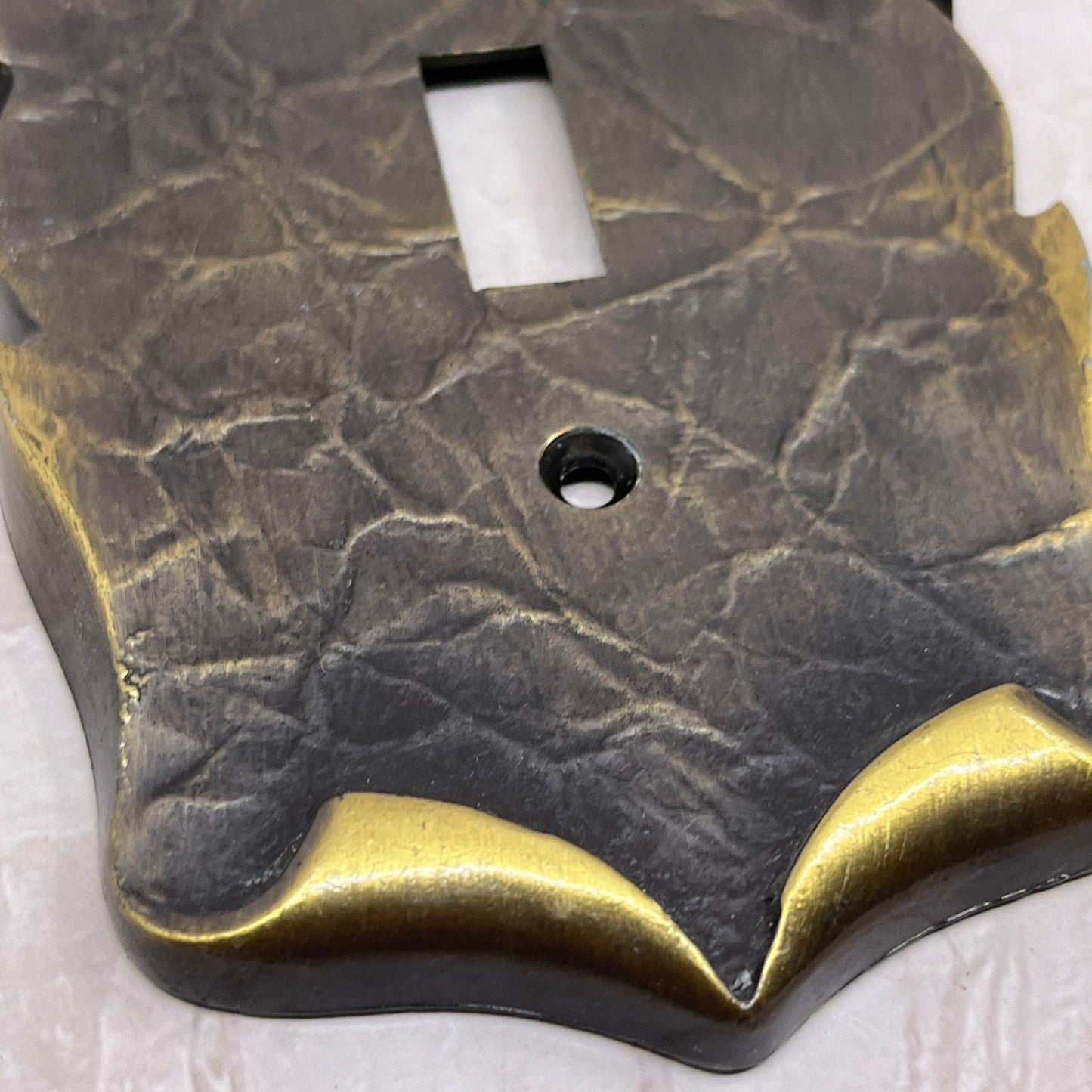 Vintage Amerock Carriage House Brass Outlet Switch Cover TF4