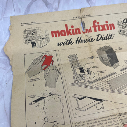 1959 Makin and Fixin with Howie Didit Electric Outlet Wiring Steel Labor D10