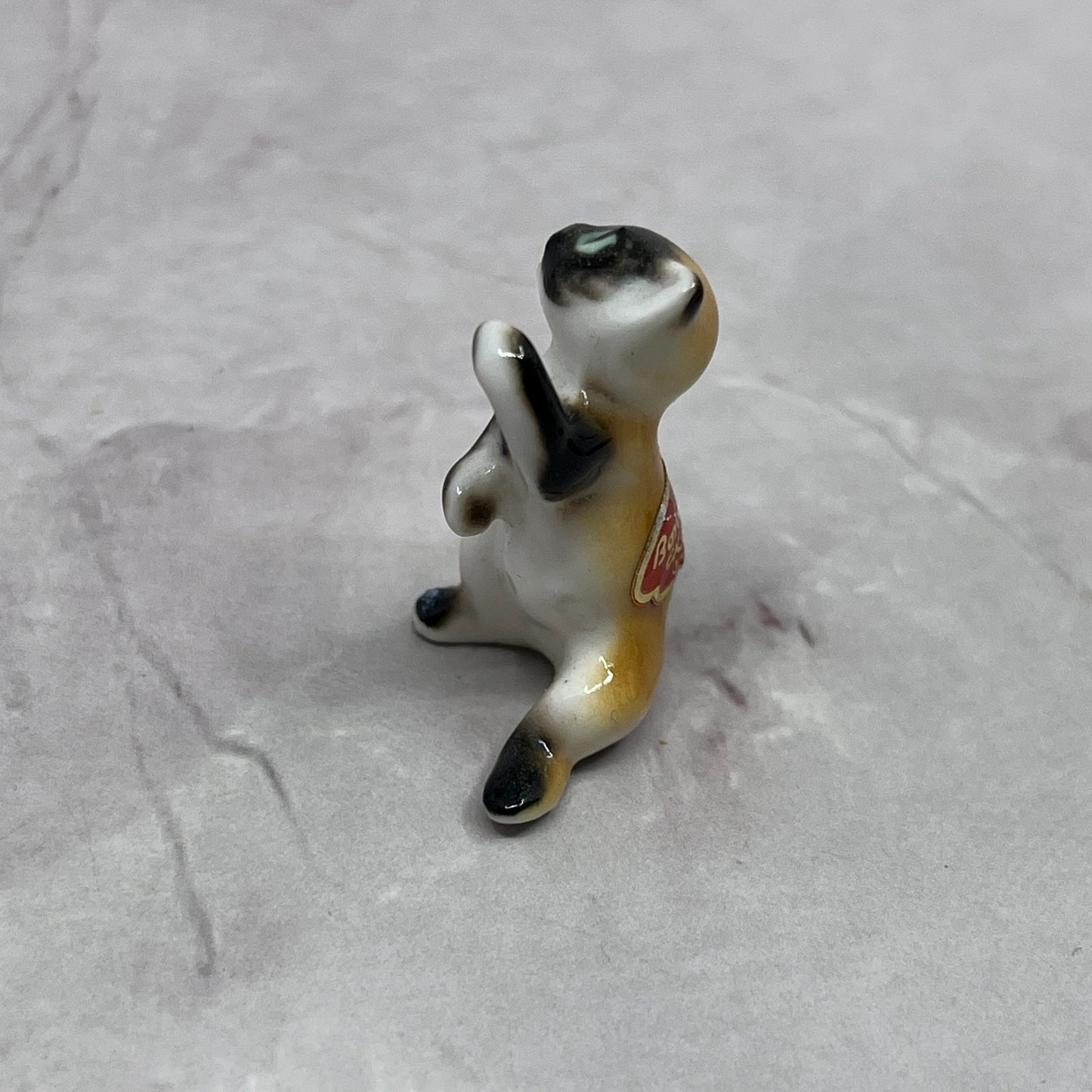 1950s Bone China Siamese Cat Miniature Japan 1.25" SE2-2
