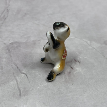 1950s Bone China Siamese Cat Miniature Japan 1.25" SE2-2