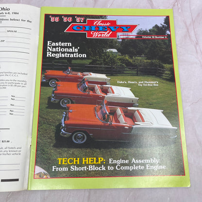 Engine Assembly - '55, '56, '57 Classic Chevy World Magazine - May 1984 M31