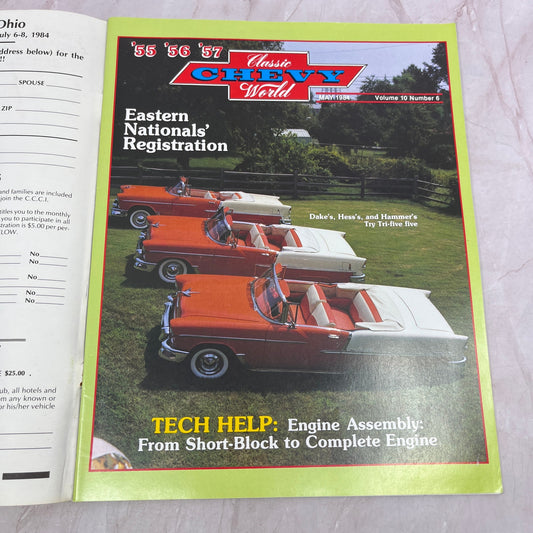 Engine Assembly - '55, '56, '57 Classic Chevy World Magazine - May 1984 M31