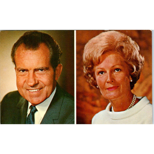 President and Mrs. Richard M. Nixon Vintage Postcard PC12