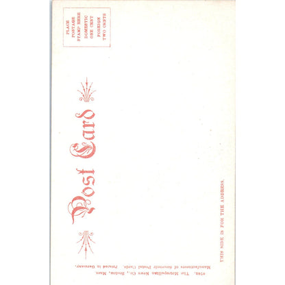 c1905 Statue of Captain Parker Lexington MA Antique Unused Postcard PC7