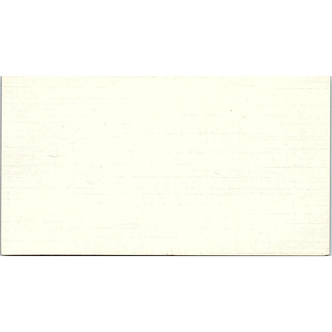 Tony Shubert Quality Dinettes Arley AL Vintage Business Card SD9-B9