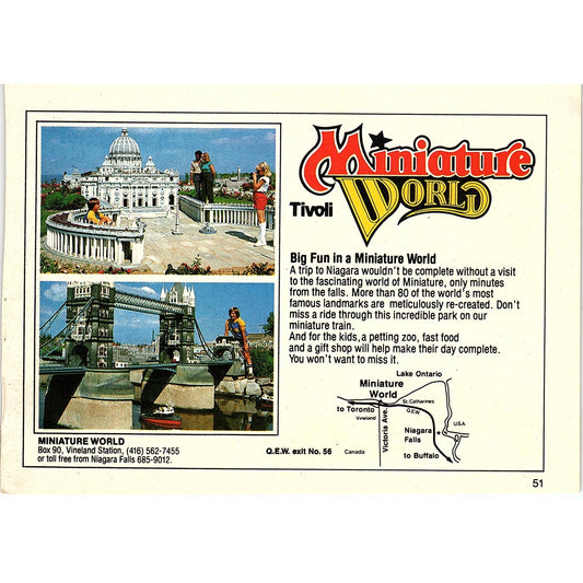 Tivoli Miniature World Big Fun in a Miniature World Vineland ON SAG4-3