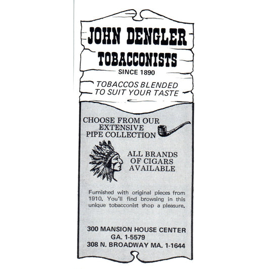 John Dengler Tobacconists St. Louis 1971 Magazine Ad AD8-H4